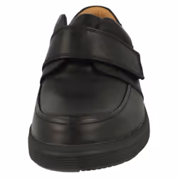 Mens Clarks Hook & Loop Formal Moccasins Un Abode Strap - Black, UK 10.5