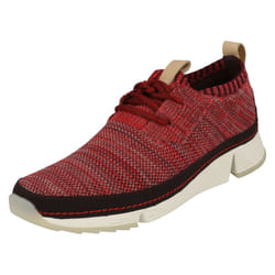 Ladies Clarks Sports Trainers Tri Native - D Fit - UK 3, Red