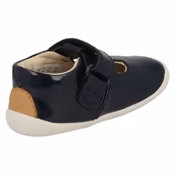 Girls Clarks T-Bar First Shoes Roamer Go - G Fit - Navy, UK 4 Infant