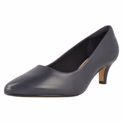 Ladies Clarks Pointed Toe Court Shoes Linvale Jerica - Navy, UK 4.5