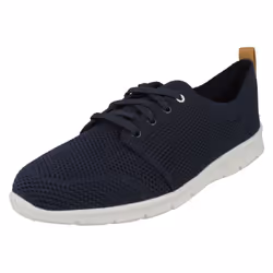 ) Ladies Clarks Casual Lace Up Trainers Step Allena Sun - E Fit - UK 3.5, Navy (Blue