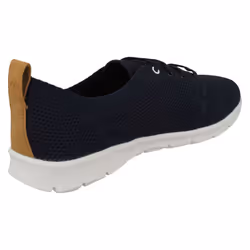 ) Ladies Clarks Casual Lace Up Trainers Step Allena Sun - E Fit - UK 3.5, Navy (Blue