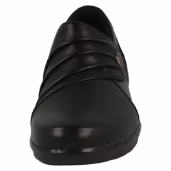 Ladies Clarks Wedge Heel Shoes Hope Roxanne - D Fit - Black, UK 5