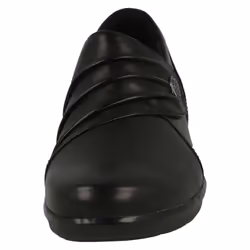 Ladies Clarks Wedge Heel Shoes Hope Roxanne - D Fit - Black, UK 7.5