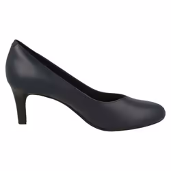) Ladies Clarks Elegant Court Shoes Dancer Nolin - D Fit - UK 6, Navy (Blue