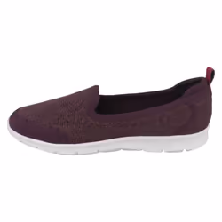 ) Ladies Clarks Slip On Sporty Loafers Step Allena Lo - D Fit - UK 4.5, Aubergine (Purple