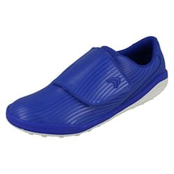 Boys Clarks Washable Trainers Circuit Swift - F Fit - Blue, UK 10 Child