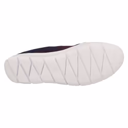 ) Ladies Clarks Elasticated Fastener Sports Trainers Step Allena Bay - D Fit - UK 3, Navy (Blue
