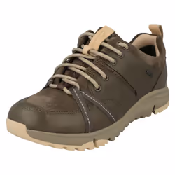) Ladies Clarks Trainer Style Shoes Tri Trek Gtx - D Fit - UK 3.5, Khaki (Green