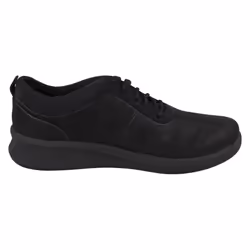 Ladies Clarks Cloud Steppers Slip On Mule Shoes Sillian Free - E Fit - Black, UK 3.5