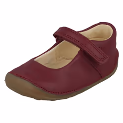 Girls Clarks Casual First Shoes Tiny Mist - G Fit - Purple, UK 3 Infant