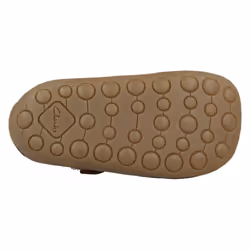 Girls Clarks Casual First Shoes Tiny Mist - G Fit - Purple, UK 3 Infant