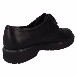 Ladies Clarks Chunky Sole Brogues Witcombe Echo - Black, UK 6.5
