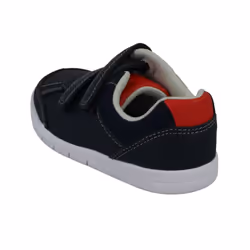 Boys Clarks Casual Shoes Emery Sky - G Fit - Navy, UK 4 Infant - Additional view 5