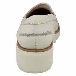 Ladies Clarks Casual Slip On Wedge Shoes Sharon Ranch - D Fit - UK 7.5, White