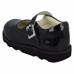 Girls Clarks Cut Out Detailed Shoes Crown Jump - Black, UK 7.5 Infant