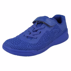 Boys Clarks Sports Trainers Award Blaze 19 - G Fit - UK 10.5 Child, Blue