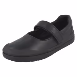 Girls Clarks School Shoes Rock Spark - G Fit - UK 7 Infant, Black