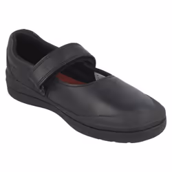 Girls Clarks School Shoes Rock Spark - G Fit - UK 7 Infant, Black