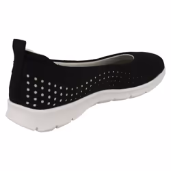 Ladies Cloud Steppers By Clarks Flat Shoes Step Allena Sea - D Fit - UK 3, Black