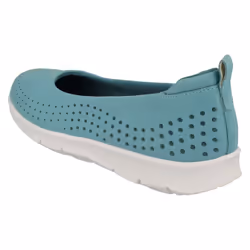 ) Ladies Cloud Steppers By Clarks Flat Shoes Step Allena Sea - D Fit - UK 3.5, Aqua (Blue