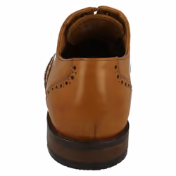 ) Mens Clarks Brogue Detailed Lace Up Shoes Edward Walk - G Fit - UK 7, Tan (Brown