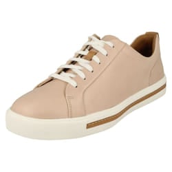 ) Ladies Clarks Stylish Lace Up Shoes Un Maui Lace - D Fit - UK 4.5, Blush (Pink