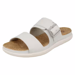 Ladies Clarks Cloudsteppers Mule Sandals Step June Tide - D Fit - UK 3, White