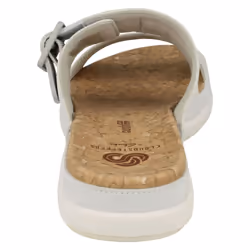 Ladies Clarks Cloudsteppers Mule Sandals Step June Tide - D Fit - UK 3, White