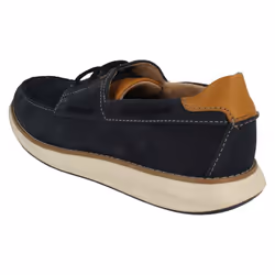 ) Mens Clarks Unstructured Deck Shoes Un Pilot Lace - G Fit - UK 7, Navy (Blue