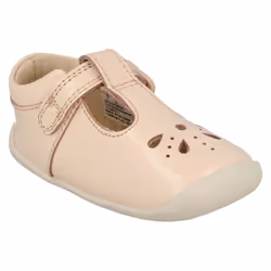 ) Girls Clarks Cut Out Detailed Pre-Walking Shoes Roamer Star - G Fit - UK 5.5 Infant, Blush (Pink