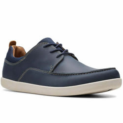 Clarks Un Lisbon Lace Navy Men's Casual Shoes - UK 7