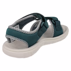 ) Childrens Boys Girls Clarks Light Weight Sandals Surfing Tide - F Fit - UK 4.5 Infant, Teal (Green