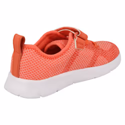) Childrens Boys Girls Clarks Casual Trainers Ath Flux T - G Fit - UK 4.5 Infant, Coral (Orange