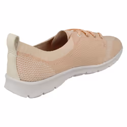 ) Ladies Clarks Casual Lace Up Trainers Step Allena Sun - E Fit - UK 3, Light Pink (Pink
