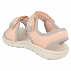 Childrens Boys Girls Clarks Light Weight Sandals Surfing Tide - F Fit - UK 4 Infant, Pink