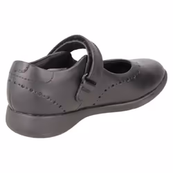 Girls Clarks Formal/School Shoes Etch Craft - G Fit - Black, UK 7.5 Infant