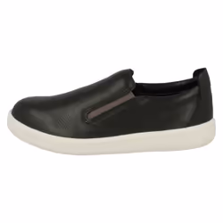 Boys Clarks Slip On Shoes Street Verve K - G Fit - UK 10.5 Child, Black