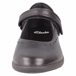 Girls Clarks Formal/School Shoes Etch Craft - H Fit - Black, UK 7.5 Infant