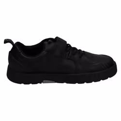 Boys Clarks School Shoes Apollo Step - F Fit - Black, UK 10 Child