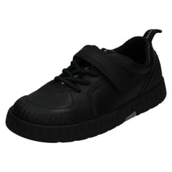 Boys Clarks School Shoes Apollo Step - G Fit - Black, UK 7.5 Infant