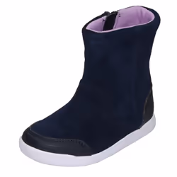 Girls Clarks Casual Boots Emery Rise - G Fit - Navy, UK 5.5 Infant