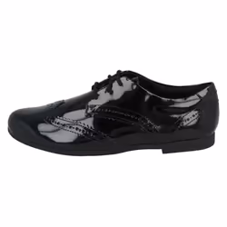Girls Clarks School Shoes Scala Lace - H Fit - Black, UK 3.5 Child