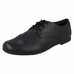 Boys Clarks Formal/School Shoes Scala Loop - F Fit - Black, UK 3.5 Child