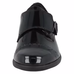 Girls Clarks Formal Shoes Etch Strap K - G Fit - Black, UK 10 Child