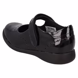 Girls Clarks Formal/School Shoes Etch Craft - F Fit - Black, UK 11.5 Child