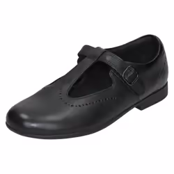 Girls Clarks Formal/School Shoes Scala Seek - G Fit - Black, UK 10 Child