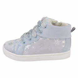 Girls Clarks Disney Frozen Ankle Boots City Frost - F Fit - Blue, UK 1.5 Child