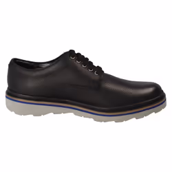 Mens Clarks Casual Shoes Frelan Edge - G Fit - Black, UK 6.5