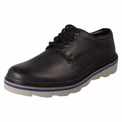 Mens Clarks Casual Shoes Frelan Edge - G Fit - Black, UK 8